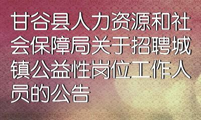 尼木县人力资源和社会保障局最新招聘概览